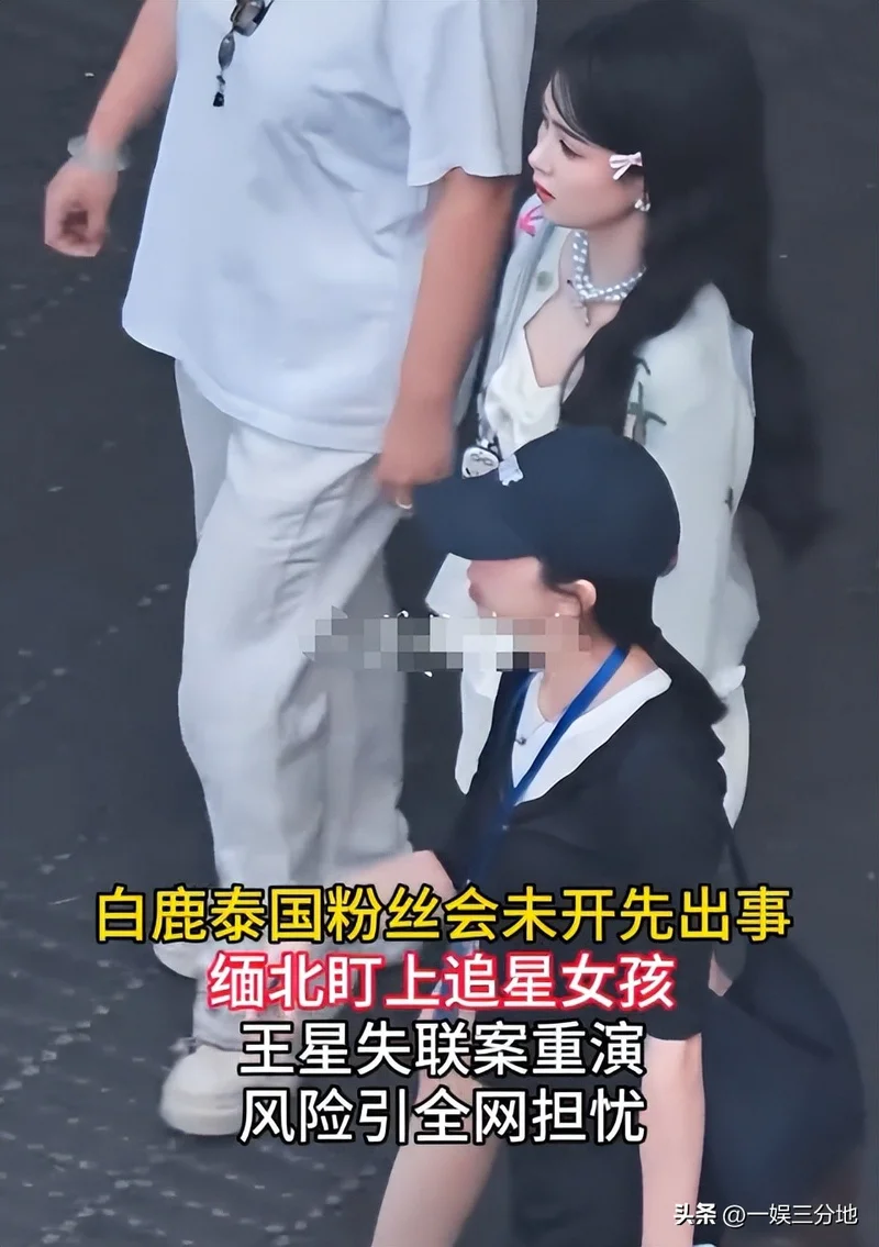 白鹿泰国见面会取消后 被扒曾为缅北拍宣传片